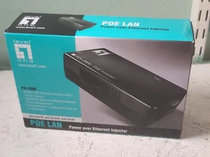LevelOne POI-2000 POE Lan Power Over Ethernet Injector Network w/ A Power Supply - Picture 1 of 7