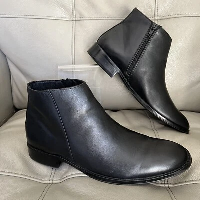 Мужские черные кожаные сапоги Mark Nason размер США 8 пена с эффектом памяти люкс SN 68914 - Изображение 1 из 4