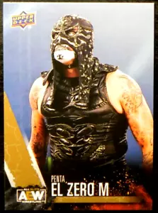 2021 Upper Deck All Elite Wrestling AEW Gold ROOKIE #42 Penta El Zero M - Picture 1 of 2