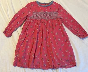 Baby Boden Red Mini Boden Smocked Dress Size 3-4 - Picture 1 of 2