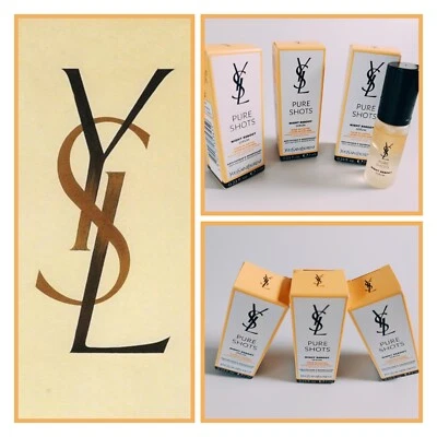 3 muestras de suero Yves Saint Laurent Pure Shots Night Reboot 7 ml/0,23 fl oz NUEVO Foto 1 de 4