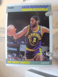 1987-88 Fleer Basketball #16 - Joe Barry Carroll - Golden State Warriors (70853) - Picture 1 of 2