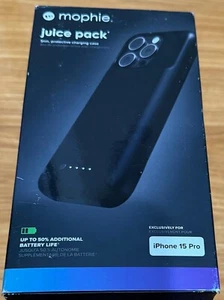 Mophie Juice Pack Slim Protective Charging Case FOR iPhone 15 Pro 6.1" ONLY - Photo 1 sur 1