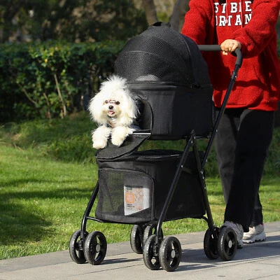 PAWZ Road Hundewagen Hundebuggy Hundetrolley Hundebox Transporttasche Faltbar - Bild 1 von 4