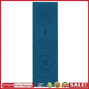 Tragbares, doppellagiges, bedrucktes Yoga-Handtuch, schnell trocknende Pilates-H - Bild 1 von 8
