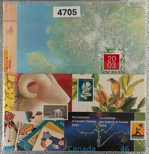 Jahressammlung Kanada 2003 mit Marken Wert 26,15$ - Hardcover ungeöffnet - #4705 - Bild 1 von 2