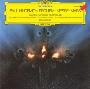 HINDEMITH Requeim, Mass BURMEISTER LEIB KOCH DGG 2707071 2LP NM 1967 Recording - Picture 1 of 3