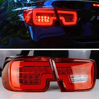 Conjunto de luz trasera LED para Chevrolet Malibu 2013 2014-2015 2 piezas rojo EE. UU. Foto 1 de 4