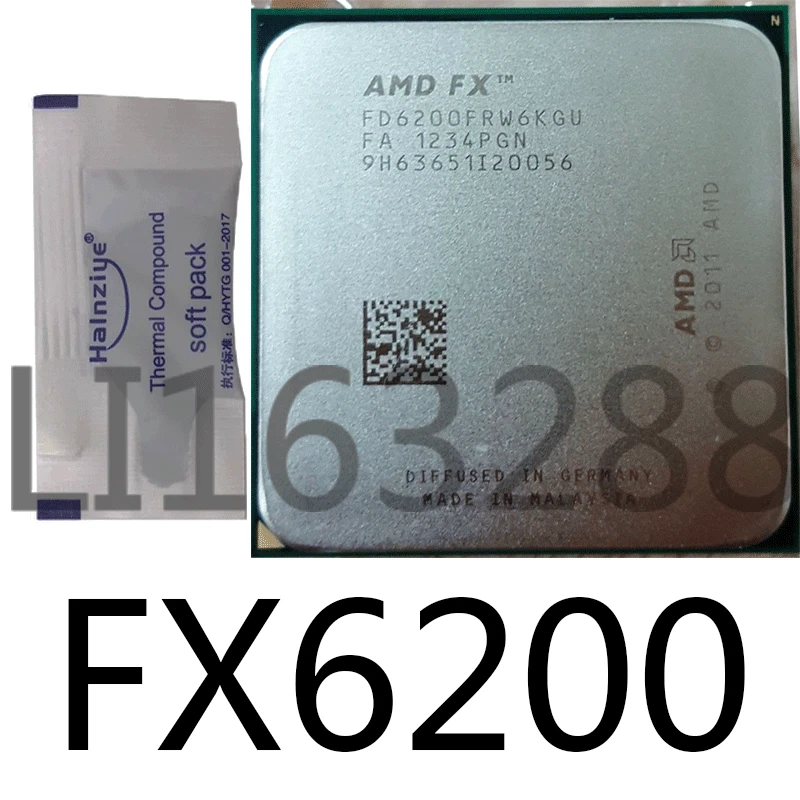 AMD FX-6200 3.8GHz 6-Core 8M Socket AM3+ CPU Processor - Image 1 of 1