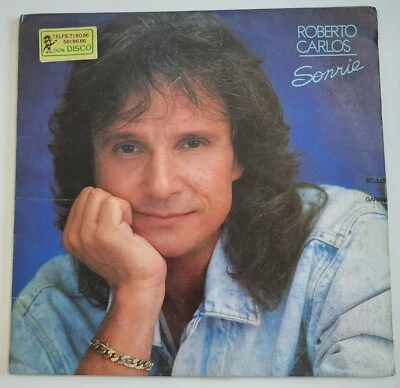 Roberto Carlos Sonrie Vinyl LP  Vivir Sin Ti Latin, Pop, Balada CBS - Image 1 of 4