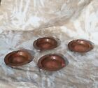 Vintage Roycroft Arts And Crafts Hammered Copper Ashtray Antique LOT of 4!
