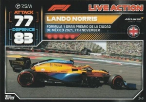2022 Topps Formula 1 F1 Racing #243 LANDO NORRIS MEXICO - Picture 1 of 1