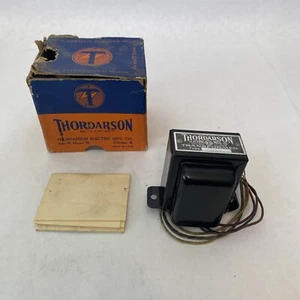Vintage Transformer Thordarson T-14A91 Tube To Line Shielded Untested In Box - Picture 1 of 12