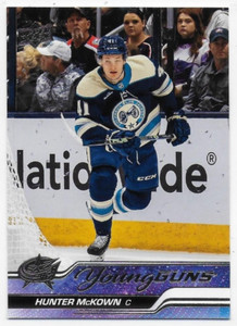 2023-24 Upper Deck #231 Hunter McKown YG RC - Columbus Blue Jackets