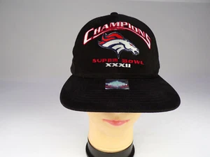 Vintage Denver Broncos Ball Cap Super Bowl Champion Embroidery Adjustable USA - Picture 1 of 8