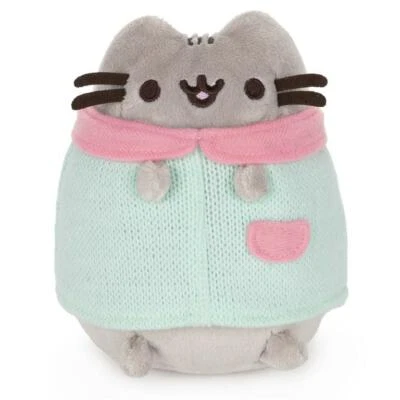 Gund NEW Pusheen WINTER SWEATER 5-Inch Christmas Plush Cat Stuffed Animal Toy - Image 1 of 4