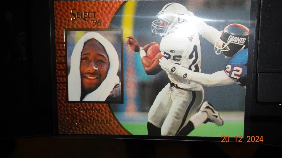 1996 PINNACLE SELECT NAPOLEON KAUFMAN ROOKIE CARD#57 NM-MT RAIDERS HUSKIES - Image 1 of 1