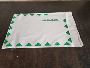 POLY BAG 10" X 13" PLASTIC FIRST CLASS MAIL SELF SEAL 100 PER CASE 50.00 CS - Picture 1 of 1