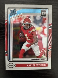 2024 Panini Donruss Optic Xavier Worthy Rated Rookie RC #300 Chiefs - Picture 1 of 2
