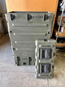 SKB 3U 24" Rolling Roto Static Removable Shock Rack Mount Case | 3RR-3U24-25B - Picture 1 of 8
