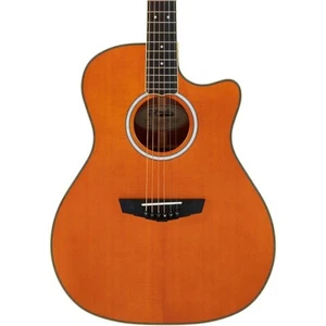 D'Angelico Excel Gramercy Grand Auditorium A/E Guitar Vintage Natural - Picture 1 of 6
