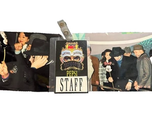 Michael Jackson Japan Tour Staff Pass Vintage Konzert Selten - Bild 1 von 3
