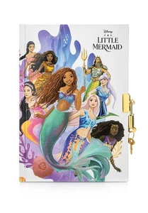 The Little Mermaid Secret Diary with Lock A5 Disney Notebook Girls gift idea - Picture 1 of 4