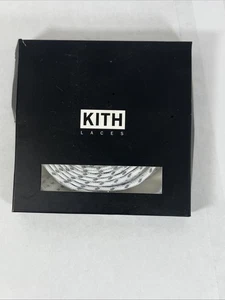 Brand New Vintage Ronnie Fieg Kith And kin Shoelaces For ASIC, New Balance White - Picture 1 of 3