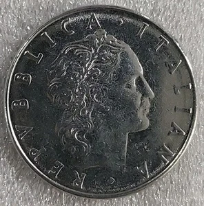 Italia 1981 50 liras KM# 95,1 *C598 - Imagen 1 de 3