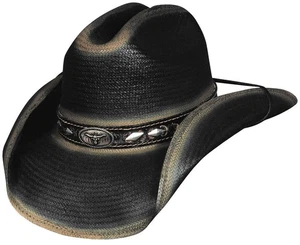 NEW Bullhide Hats 2412BL Little Big Horn Black Cowboy Hat - Picture 1 of 2