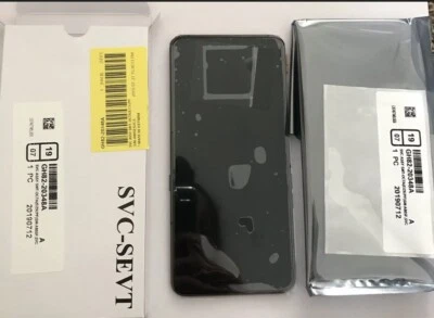 100% GENUINE SAMSUNG GALAXY A80 SM-A805F LCD SERVICE PACK A805 BLACK WITH FRAME - Image 1 of 2