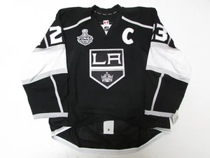 BROWN LOS ANGELES KINGS HOME 2012 STANLEY CUP TEAM ISSUED REEBOK EDGE 2.0 JERSEY - Picture 1 of 4