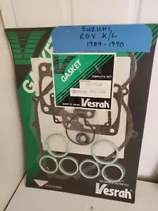 Suzuki RGV 250 K/L 1989-1990 Complete Gasket Set VESRAH JAPANESE - Picture 1 of 1