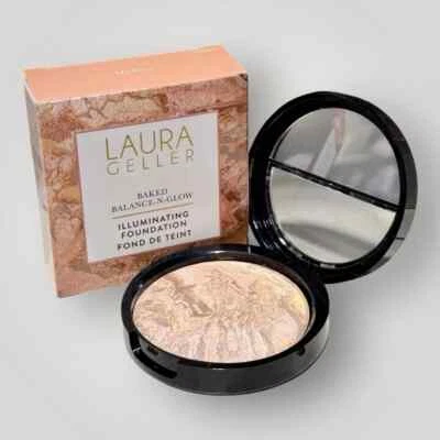 Laura Geller Baked Balance-N-Glow Illuminating Foundation Medium 0.28 oz NIB - Image 1 of 3