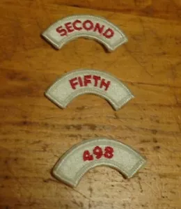 PARCHE EJÉRCITO, PESTAÑAS BRIGADAS ESPECIALES INGENIERO EJÉRCITO DE EE. UU., JUEGO DE 3 - Imagen 1 de 1