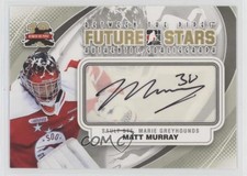 2011 ITG Between the Pipes Authentic Goaliegraph Future Stars Matt Murray Auto
