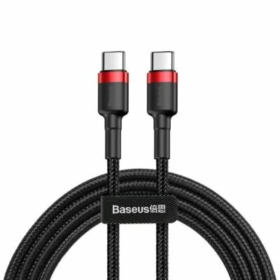 Baseus PD 60W QC 3.0 USB Type C to Type C Data Sync Charger Cable - Image 1 of 4