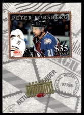 1997-98 Donruss Priority Stamps Bronze Peter Forsberg #NNO