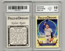 1990 Nolan Ryan Field Of Dreams Promo Card GRADED 10 MINT 