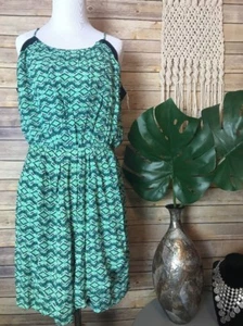 NWT Impeccable Pig Sz L Colorful Slip Wrap Dress Tunic ~ Sleeveless  - Picture 1 of 7