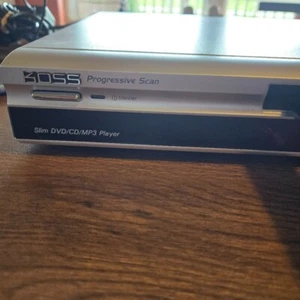 Reproductor de DVD/CD/MP3 Koss Slim escaneo progresivo KD365 probado usado para reparación/piezas - Imagen 1 de 11