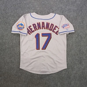 Keith Hernandez 1986 New York Mets Men's World Series Grey Road Jersey - Picture 1 of 8