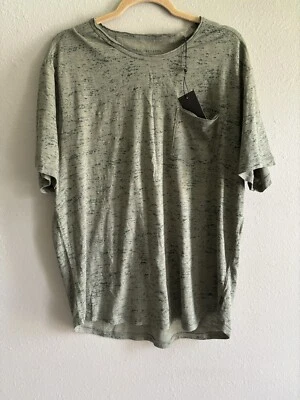 John Varvatos Camiseta Algodón Hombre Verde Talla XL Nueva Foto 1 de 4