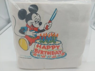 Servilletas Disney Vintage Feliz Cumpleaños Donald En la Espalda ¡NUEVO EN STOCK! Foto 1 de 4