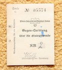 Winterhilfe  2 Mark , Sachsendorf ,Kreis Hildburghausen, Eintopfspende