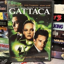 Gattaca 1998 Dvd Ethan Hawke Uma Thurman Jude Law Dystopian Sci-Fi Thriller!