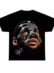 Men's Vintage 90s Style Graphic Tee - "The Last Dance" Inspired Black Cotton T-S - Picture 1 of 3