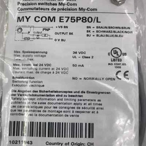 Baumer MY-COM E75P80/L Sensor - Bild 1 von 5
