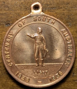 1936 Centenario de Australia del Sur Fundación de Provincia H. M. S. Medalla Buffalo - Imagen 1 de 4