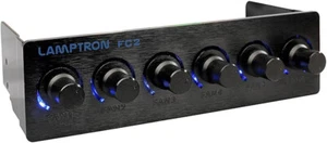 Lamptron FC2 Fan Speed Controller 45W x 6 Channel Black - Picture 1 of 2